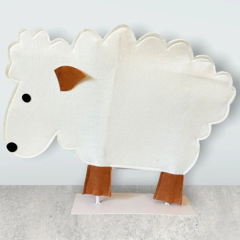 Custom Made Felt Sheep Nursery Kids Room Decor